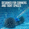 image:imageBest Choice Products Pool Cleaning Kit  3 in 1 Includes Pool Brush Skimmer Net 9 ft Adjustable Aluminum Pole for Wall amp Surface Cleaning of Above Ground Pools Inground Pools Spas Hot Tubs