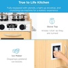 image:imageBest Choice Products Wooden Play Kitchen for Kids Pretend Play Cooking Toy Set with Sink Oven Microwave Refrigerator Ice Maker amp Accessories Kitchen Playset for Toddlers Ages 3  Plush PinkNatural