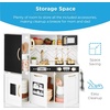 image:imageBest Choice Products Wooden Play Kitchen for Kids Pretend Play Cooking Toy Set with Sink Oven Microwave Refrigerator Ice Maker amp Accessories Kitchen Playset for Toddlers Ages 3  Plush PinkWhite Bevel