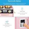 image:imageBest Choice Products Wooden Play Kitchen for Kids Pretend Play Cooking Toy Set with Sink Oven Microwave Refrigerator Ice Maker amp Accessories Kitchen Playset for Toddlers Ages 3  Plush PinkPink Floral