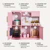 image:imageBest Choice Products Wooden Play Kitchen for Kids Pretend Play Cooking Toy Set with Sink Oven Microwave Refrigerator Ice Maker amp Accessories Kitchen Playset for Toddlers Ages 3  Plush PinkRose