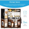 image:imageBest Choice Products Wooden Play Kitchen for Kids Pretend Play Cooking Toy Set with Sink Oven Microwave Refrigerator Ice Maker amp Accessories Kitchen Playset for Toddlers Ages 3  Plush PinkEspresso