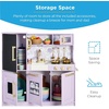 image:imageBest Choice Products Wooden Play Kitchen for Kids Pretend Play Cooking Toy Set with Sink Oven Microwave Refrigerator Ice Maker amp Accessories Kitchen Playset for Toddlers Ages 3  Plush PinkLavender