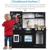 image:imageBest Choice Products Wooden Play Kitchen for Kids Pretend Play Cooking Toy Set with Sink Oven Microwave Refrigerator Ice Maker amp Accessories Kitchen Playset for Toddlers Ages 3  Plush PinkBlack