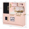 image:imageBest Choice Products Wooden Play Kitchen for Kids Pretend Play Cooking Toy Set with Sink Oven Microwave Refrigerator Ice Maker amp Accessories Kitchen Playset for Toddlers Ages 3  Plush PinkPlush Pink