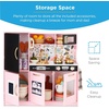 image:imageBest Choice Products Wooden Play Kitchen for Kids Pretend Play Cooking Toy Set with Sink Oven Microwave Refrigerator Ice Maker amp Accessories Kitchen Playset for Toddlers Ages 3  Plush PinkPink Floral