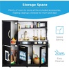 image:imageBest Choice Products Wooden Play Kitchen for Kids Pretend Play Cooking Toy Set with Sink Oven Microwave Refrigerator Ice Maker amp Accessories Kitchen Playset for Toddlers Ages 3  Plush PinkBlack