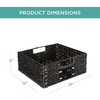 image:imageBest Choice Products Set of 4 9x12in Water Hyacinth Pantry Baskets Woven Organizers wChalkboard Label Chalk Marker  ChestnutBlack