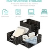 image:imageBest Choice Products Set of 4 9x12in Water Hyacinth Pantry Baskets Woven Organizers wChalkboard Label Chalk Marker  ChestnutBlack