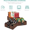 image:imageBest Choice Products Set of 4 9x12in Water Hyacinth Pantry Baskets Woven Organizers wChalkboard Label Chalk Marker  ChestnutBrown