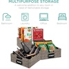 image:imageBest Choice Products Set of 4 9x12in Water Hyacinth Pantry Baskets Woven Organizers wChalkboard Label Chalk Marker  ChestnutGray