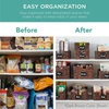 image:imageBest Choice Products Set of 4 9x12in Water Hyacinth Pantry Baskets Woven Organizers wChalkboard Label Chalk Marker  ChestnutGray