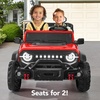 image:imageBest Choice Products 12V Kids Ride On Truck Car wRemote Control Electric Ride On Car for Toddlers 35 Battery Powered Ride On Toy wLED Lights 4Wheel Suspension Safety Harness  Cherry RedRed