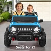 image:imageBest Choice Products 12V Kids Ride On Truck Car wRemote Control Electric Ride On Car for Toddlers 35 Battery Powered Ride On Toy wLED Lights 4Wheel Suspension Safety Harness  Cherry RedLight Blue