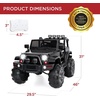 image:imageBest Choice Products 12V Kids Ride On Truck Car wRemote Control Electric Ride On Car for Toddlers 35 Battery Powered Ride On Toy wLED Lights 4Wheel Suspension Safety Harness  Cherry RedBlack