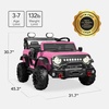 image:imageBest Choice Products 12V Kids Ride On Truck Car wRemote Control Electric Ride On Car for Toddlers 35 Battery Powered Ride On Toy wLED Lights 4Wheel Suspension Safety Harness  Cherry RedPink