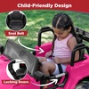 image:imageBest Choice Products 12V Kids Ride On Truck Car wRemote Control Electric Ride On Car for Toddlers 35 Battery Powered Ride On Toy wLED Lights 4Wheel Suspension Safety Harness  Cherry RedHot Pink