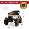 image:imageBest Choice Products 12V Kids Ride On Truck Car wRemote Control Electric Ride On Car for Toddlers 35 Battery Powered Ride On Toy wLED Lights 4Wheel Suspension Safety Harness  Cherry RedSand
