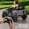 image:imageBest Choice Products 12V Kids Ride On Truck Car wRemote Control Electric Ride On Car for Toddlers 35 Battery Powered Ride On Toy wLED Lights 4Wheel Suspension Safety Harness  Cherry RedLight Gray