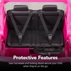 image:imageBest Choice Products 12V Kids Ride On Truck Car wRemote Control Electric Ride On Car for Toddlers 35 Battery Powered Ride On Toy wLED Lights 4Wheel Suspension Safety Harness  Cherry RedHyper Pink