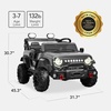image:imageBest Choice Products 12V Kids Ride On Truck Car wRemote Control Electric Ride On Car for Toddlers 35 Battery Powered Ride On Toy wLED Lights 4Wheel Suspension Safety Harness  Cherry RedLight Gray