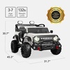 image:imageBest Choice Products 12V Kids Ride On Truck Car wRemote Control Electric Ride On Car for Toddlers 35 Battery Powered Ride On Toy wLED Lights 4Wheel Suspension Safety Harness  Cherry RedWhite