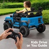 image:imageBest Choice Products 12V Kids Ride On Truck Car wRemote Control Electric Ride On Car for Toddlers 35 Battery Powered Ride On Toy wLED Lights 4Wheel Suspension Safety Harness  Cherry RedLight Blue