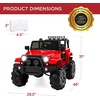 image:imageBest Choice Products 12V Kids Ride On Truck Car wRemote Control Electric Ride On Car for Toddlers 35 Battery Powered Ride On Toy wLED Lights 4Wheel Suspension Safety Harness  Cherry RedRed
