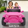 image:imageBest Choice Products 12V Kids Ride On Truck Car wRemote Control Electric Ride On Car for Toddlers 35 Battery Powered Ride On Toy wLED Lights 4Wheel Suspension Safety Harness  Cherry RedHyper Pink