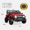 image:imageBest Choice Products 12V Kids Ride On Truck Car wRemote Control Electric Ride On Car for Toddlers 35 Battery Powered Ride On Toy wLED Lights 4Wheel Suspension Safety Harness  Cherry RedRed