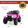 image:imageBest Choice Products 12V Kids Ride On Truck Car wRemote Control Electric Ride On Car for Toddlers 35 Battery Powered Ride On Toy wLED Lights 4Wheel Suspension Safety Harness  Cherry RedPink