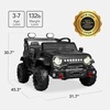 image:imageBest Choice Products 12V Kids Ride On Truck Car wRemote Control Electric Ride On Car for Toddlers 35 Battery Powered Ride On Toy wLED Lights 4Wheel Suspension Safety Harness  Cherry RedBlack