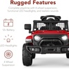 image:imageBest Choice Products 12V Kids Ride On Truck Car wRemote Control Electric Ride On Car for Toddlers 35 Battery Powered Ride On Toy wLED Lights 4Wheel Suspension Safety Harness  Cherry RedCherry Red