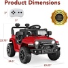 image:imageBest Choice Products 12V Kids Ride On Truck Car wRemote Control Electric Ride On Car for Toddlers 35 Battery Powered Ride On Toy wLED Lights 4Wheel Suspension Safety Harness  Cherry RedCherry Red