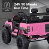 image:imageBest Choice Products 12V Kids Ride On Truck Car wRemote Control Electric Ride On Car for Toddlers 35 Battery Powered Ride On Toy wLED Lights 4Wheel Suspension Safety Harness  Cherry RedPink