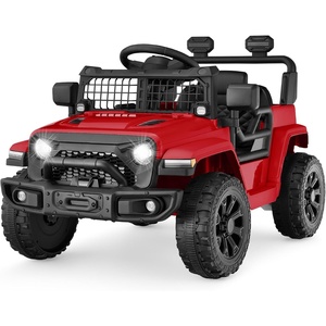 image:imageBest Choice Products 12V Kids Ride On Truck Car wRemote Control Electric Ride On Car for Toddlers 35 Battery Powered Ride On Toy wLED Lights 4Wheel Suspension Safety Harness  Cherry RedCherry Red