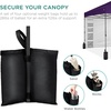 image:imageBest Choice Products 10x10ft Pop Up Canopy Tent Outdoor Shade 1 Person 1 Minute Set Up Carry Case 4 Weight Bags  BlueAmethyst Purple
