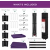 image:imageBest Choice Products 10x10ft Pop Up Canopy Tent Outdoor Shade 1 Person 1 Minute Set Up Carry Case 4 Weight Bags  BlueAmethyst Purple