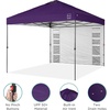 image:imageBest Choice Products 10x10ft Pop Up Canopy Tent Outdoor Shade 1 Person 1 Minute Set Up Carry Case 4 Weight Bags  BlueAmethyst Purple