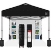 image:imageBest Choice Products 10x10ft Pop Up Canopy Tent Outdoor Shade 1 Person 1 Minute Set Up Carry Case 4 Weight Bags  BlueBlack