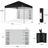 image:imageBest Choice Products 10x10ft Pop Up Canopy Tent Outdoor Shade 1 Person 1 Minute Set Up Carry Case 4 Weight Bags  BlueBlack