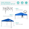 image:imageBest Choice Products 10x10ft Pop Up Canopy Tent Outdoor Shade 1 Person 1 Minute Set Up Carry Case 4 Weight Bags  BlueBlue