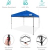 image:imageBest Choice Products 10x10ft Pop Up Canopy Tent Outdoor Shade 1 Person 1 Minute Set Up Carry Case 4 Weight Bags  BlueBlue