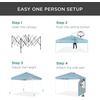 image:imageBest Choice Products 10x10ft Pop Up Canopy Tent Outdoor Shade 1 Person 1 Minute Set Up Carry Case 4 Weight Bags  BlueBlueWhite