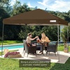 image:imageBest Choice Products 10x10ft Pop Up Canopy Tent Outdoor Shade 1 Person 1 Minute Set Up Carry Case 4 Weight Bags  BlueBrown