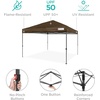 image:imageBest Choice Products 10x10ft Pop Up Canopy Tent Outdoor Shade 1 Person 1 Minute Set Up Carry Case 4 Weight Bags  BlueBrown