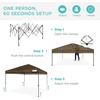 image:imageBest Choice Products 10x10ft Pop Up Canopy Tent Outdoor Shade 1 Person 1 Minute Set Up Carry Case 4 Weight Bags  BlueBrown
