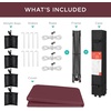 image:imageBest Choice Products 10x10ft Pop Up Canopy Tent Outdoor Shade 1 Person 1 Minute Set Up Carry Case 4 Weight Bags  BlueBurgundy