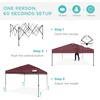 image:imageBest Choice Products 10x10ft Pop Up Canopy Tent Outdoor Shade 1 Person 1 Minute Set Up Carry Case 4 Weight Bags  BlueBurgundy