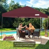 image:imageBest Choice Products 10x10ft Pop Up Canopy Tent Outdoor Shade 1 Person 1 Minute Set Up Carry Case 4 Weight Bags  BlueBurgundy